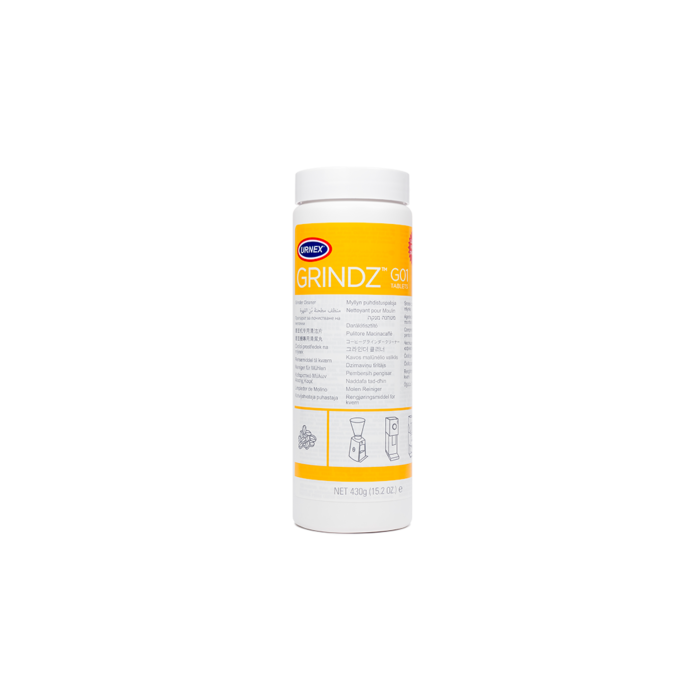 Urnex Grindz Grinder Cleaner - 15.2oz Jar G01 Tablets
