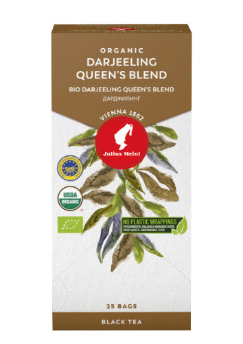 Julius Meinl Single Bag tea - DARJEELING QUEEN‘S BLEND - 25 tea bags per box