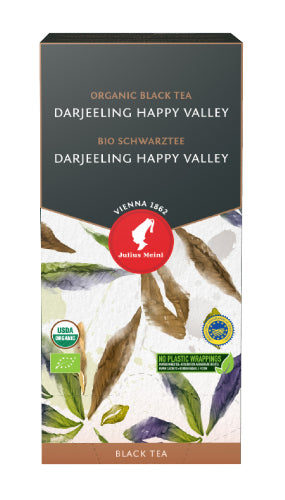 Julius Meinl premium leaf tea bag - DARJEELING HAPPY VALLEY - 20 tea bags per box