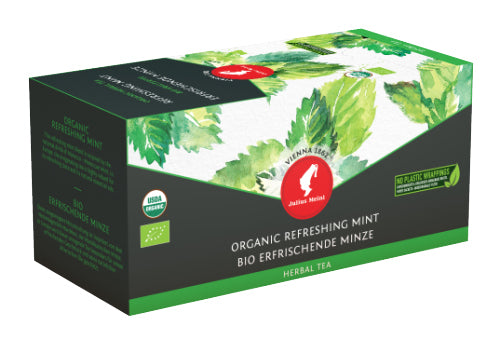 Julius Meinl premium leaf tea bag - REFRESHING MINT - 20 tea bags per box