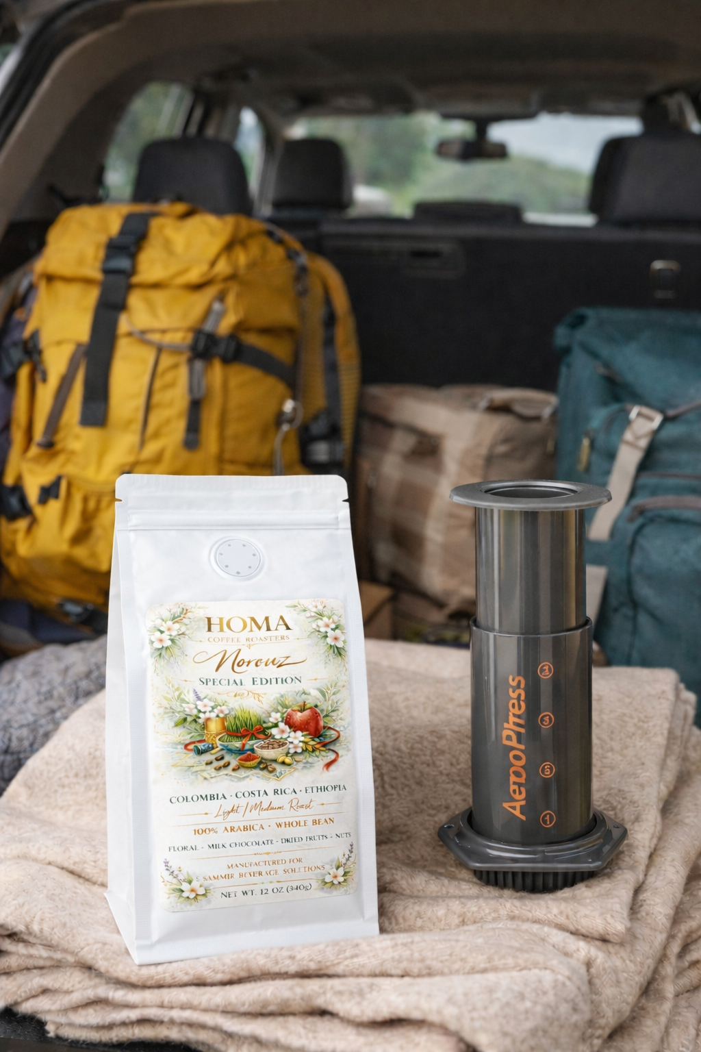 SPECIAL EDITION Homa Norouz - Light/Medium Roast - Whole Beans - 100% Arabica