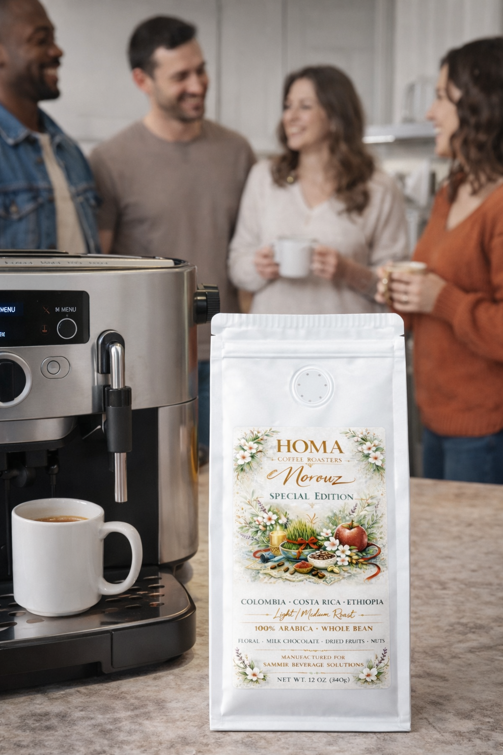 SPECIAL EDITION Homa Norouz - Light/Medium Roast - Whole Beans - 100% Arabica
