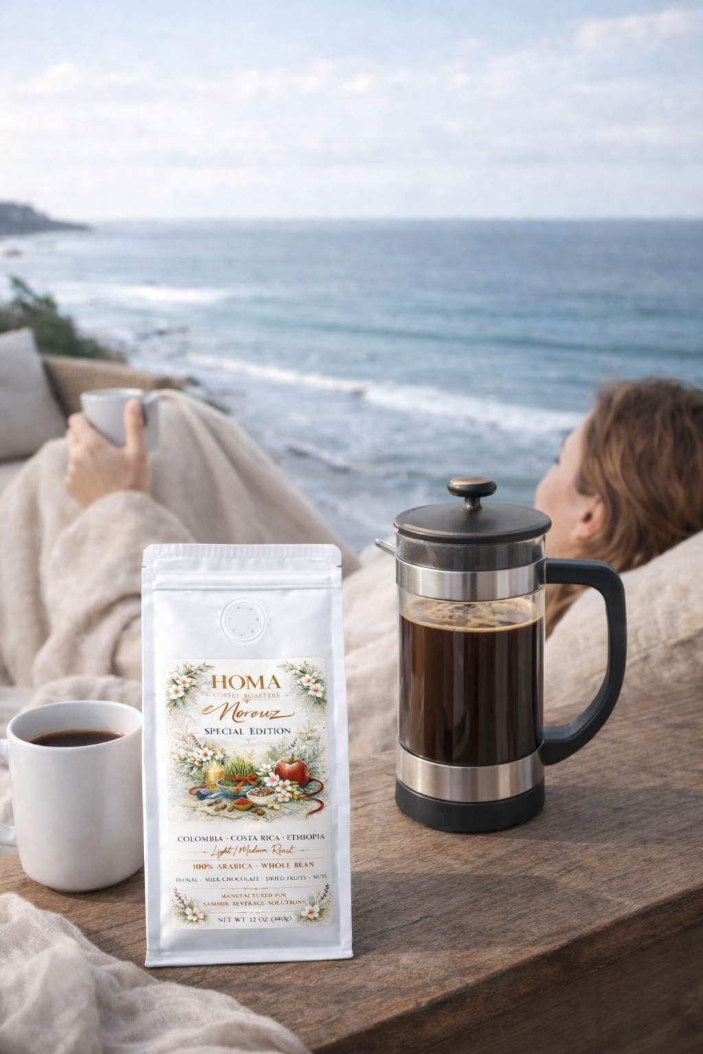 SPECIAL EDITION Homa Norouz - Light/Medium Roast - Whole Beans - 100% Arabica