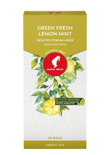 Julius Meinl Green Fresh Lemon Mint Individual Tea Bag
