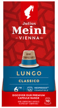 Julius Meinl Lungo Classico Nespresso® Compatible Capsules – 10 Capsules
