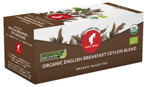 Julius Meinl Organic Ceylon English Breakfast Blend Tea Box
