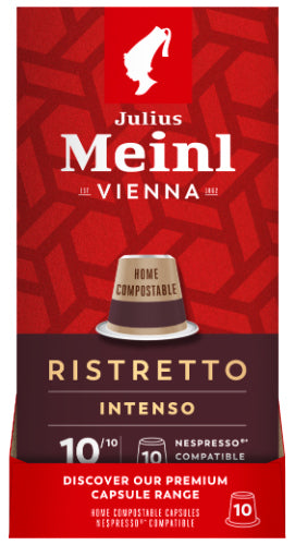 Julius Meinl Ristretto Intenso Nespresso® Compatible Capsules – 10 Capsules
