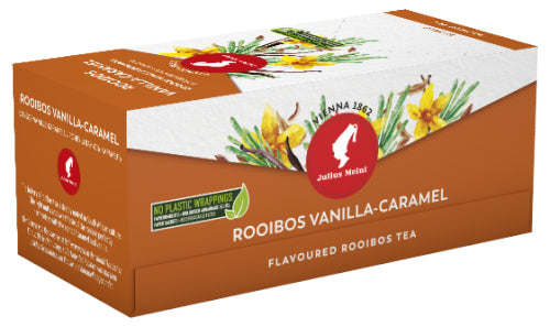 Julius Meinl Rooibos Vanilla Caramel 25 Tea Bags Box
