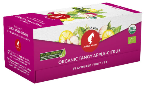 Julius Meinl Tangy Apple Citrus 25 Tea Bags Box
