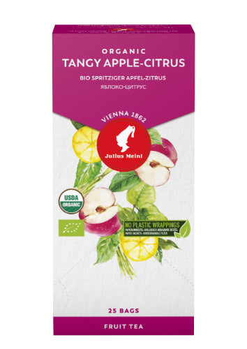 Julius Meinl Tangy Apple Citrus Single Tea Bag Box
