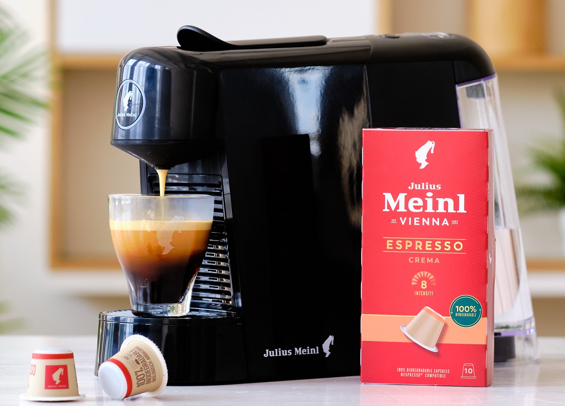 Julius Meinl Inspresso Pinta Capsule Coffee Machine – Nespresso Original Line Compatible