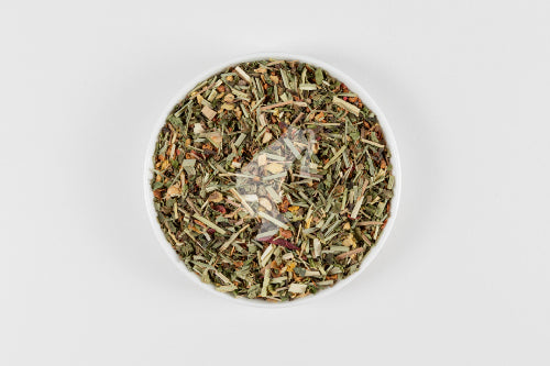 Premium Asian Spirit Ginger & Lemongrass Loose Tea Close-up
