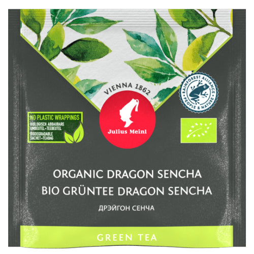 Premium Dragon Sencha Green Tea Bags – Front Packaging
