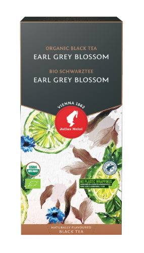 Premium Earl Grey Blossom Black Tea Bags – Individual Envelope
