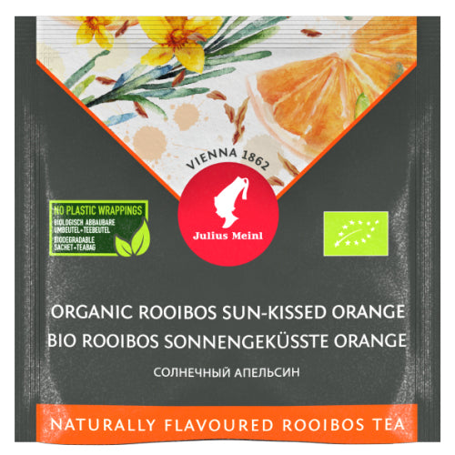 Premium Rooibos Sun-Kissed Orange Tea Bags - Front Packaging
