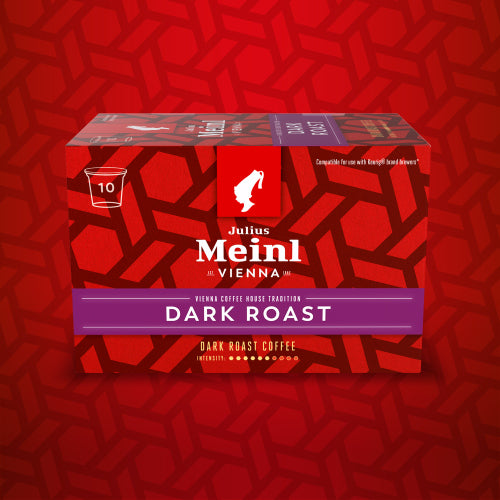 Julius Meinl K-pods Dark Roast 100% Arabica Keurig compatible - 10 K-Cup Pods per box