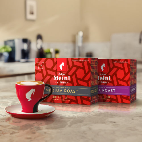 Julius Meinl K-pods Medium Roast 100% Arabica Keurig compatible - 10 K-Cup Pods per box